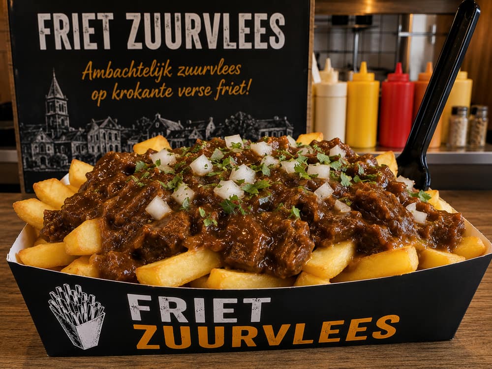 Friet Zuurvlees