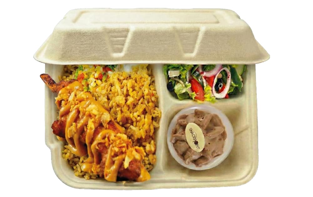 Nasi Schotel Met Kipsate