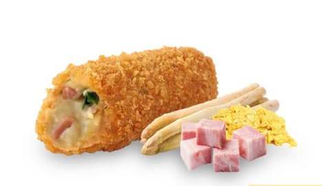 Asperge-ham-ei Kroket